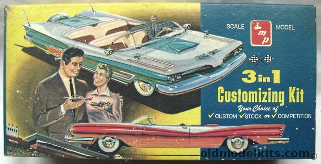 SMP 1/25 1959 Corvette Convertible 3 in 1 Kit, 139 plastic model kit